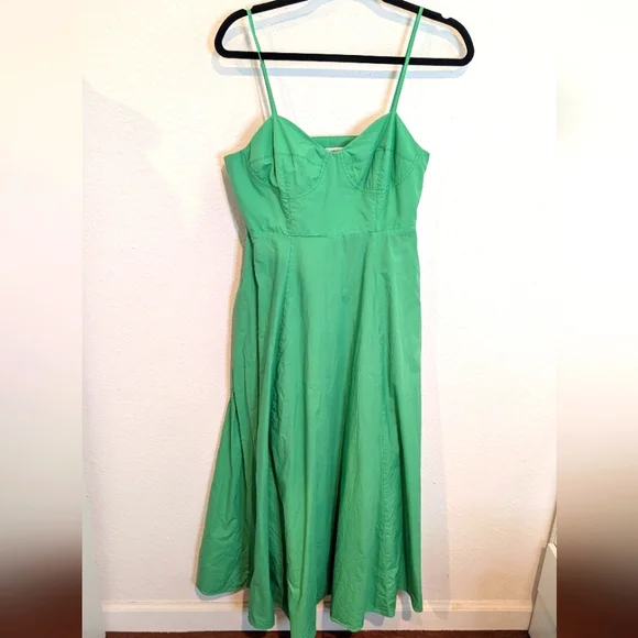 English Factory | Dresses | English Factory Fit Flare Corset Dress M |  Poshmark